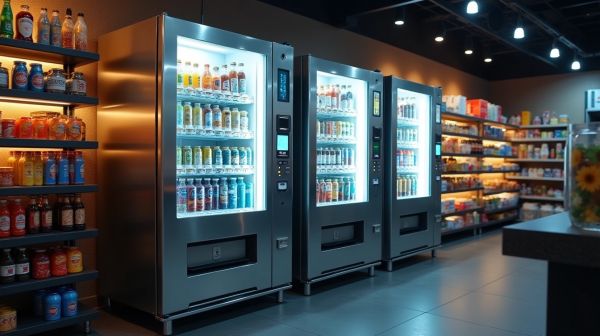 Distributeurs automatiques de boissons chaudes et fraîches