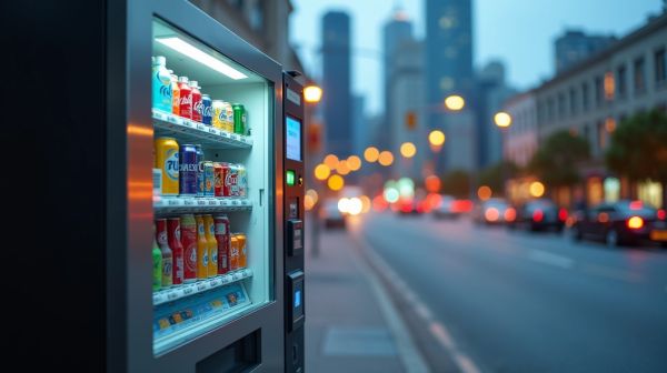 Distributeurs automatiques de boissons chaudes et fraîches